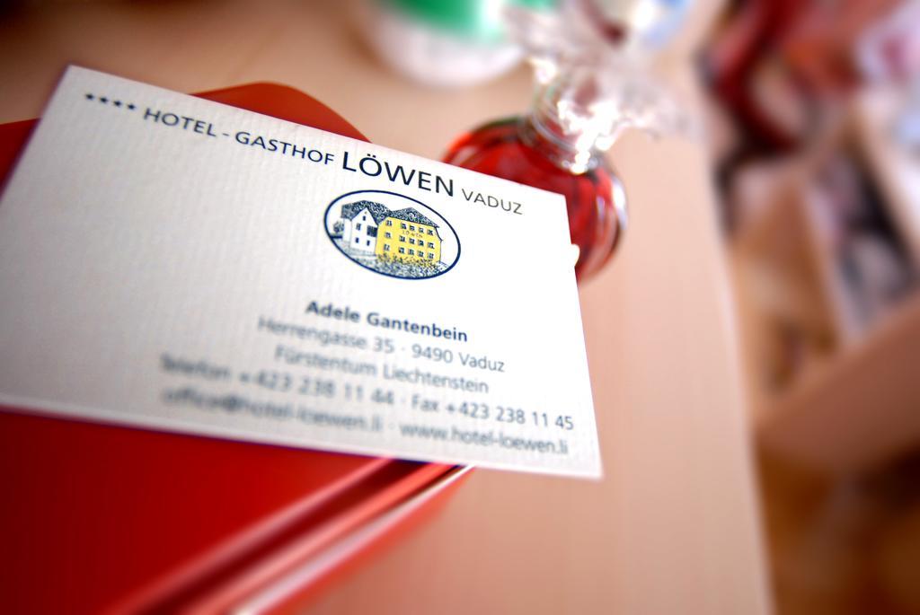Hotel Gasthof Lowen Vaduz Luaran gambar